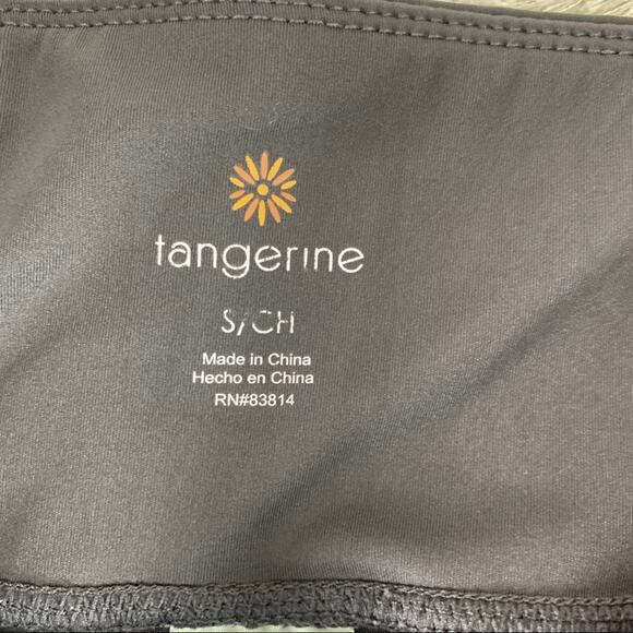 Tangerine Leggings Black Blue Colorblock Small - Picture 8 of 9